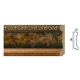 Плинтус с пров. каб. Decor Dizayn 166-767 Полистирол 2400*90*19 мм