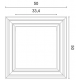 Декоративная панель Autoire Orac Decor W121 Полиуретан 500*500*32 мм
